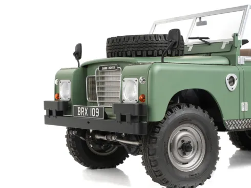Boom Racing Military Bumper Aluminium Zwart Finish (BRX02 109)