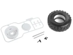 Boom Racing Spare Wheel and Tire with Mount for Series Land Rover® Razor Bonnet for BRX02 88 – BRX02367F