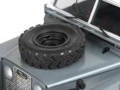 Boom Racing Spare Wheel and Tire with Mount for Series Land Rover® Razor Bonnet for BRX02 88 – BRX02367F