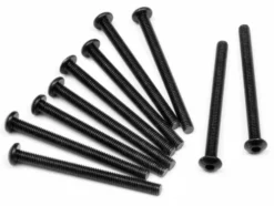 BUTTON HEAD SCREW M3x35mm 10pcs – HPIZ362