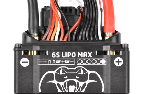 Castle Creations – COBRA-8 – Sensored-Sensorless Car ESC Car ESC – 2-6S – w/ 1515-2200KV Sensored Motor – 1/8 MT – 2-6S