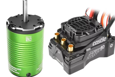 Castle Creations Cobra 10 6S Max 25.2V Max 8A Peak Bec W/1410-3800KV 5MM Sensored Motor
