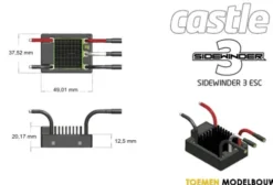 Castle Creations SV3 Sidewinder ESC Waterproof