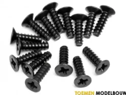 Countersunk Cross Head Self-Tapping Screw M3x10mm 15Pcs – MV22052