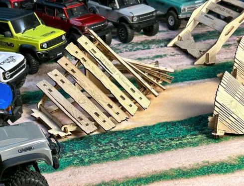 CRAWLER PARK HOME KIT 1/18 & 1/24 – 3 OBSTACLES