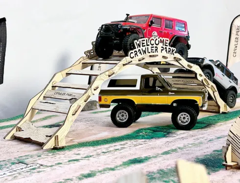 CRAWLER PARK HOME KIT 1/18 & 1/24 – 3 OBSTACLES