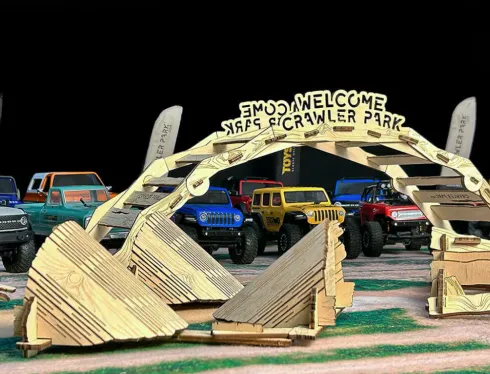 CRAWLER PARK HOME KIT 1/18 & 1/24 – 3 OBSTACLES