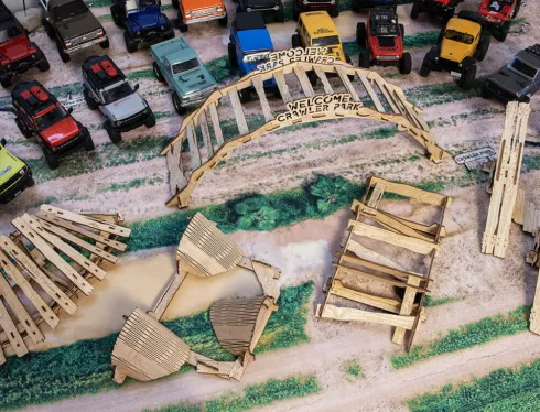 Crawler Park Welcome Kit of 5 obstacles for RC Crawler Park course 1/24 & 1/18