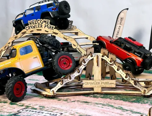 Crawler Park Welcome Kit of 5 obstacles for RC Crawler Park course 1/24 & 1/18