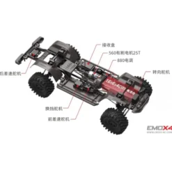 Cross RC EMO X4 1/8 Brushless RTR – Zilver