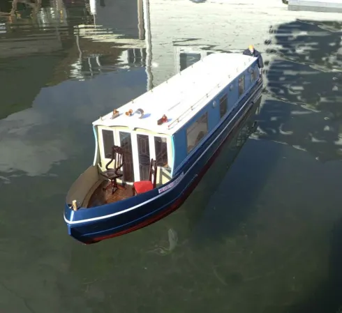 Deans Marine Narrowboat Modelbouwkit 1/12