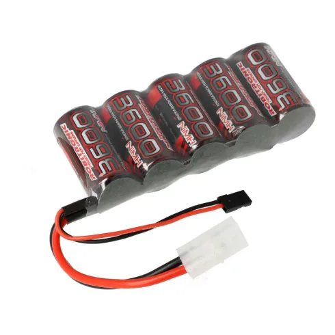 EP NiMH Accu 3600mAh, 5 cellen Sub-C Ontvangeraccu voor 1:5 schaal RC