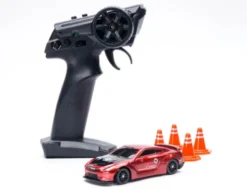 E-ZEE RC 1/43 Lighting GTR 4WD Drift Car met Gyroscoop – Rood