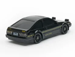 E-ZEE RC 1/43 Lightning Trueno 4WD Drift Car met Gyro Zwart – Maak van iedere gladde ondergrond je eigen driftcircuit!
