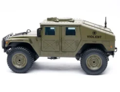E-ZEE RC 1/16 4WD RC Hummer Military Truck Groen