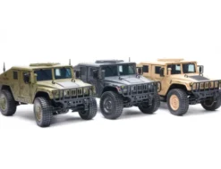 E-ZEE RC 1/16 4WD RC Hummer Military Truck Zwart