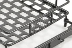 FASTRAX ALUMINIUM LUGGAGE RACK w/LED LAMPS L165MM X W112MM – FAST2300BK