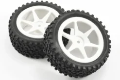Fastrax 1/10 Cuboid Buggy Banden Voorkant Wit – Verpakt per 2 stuks