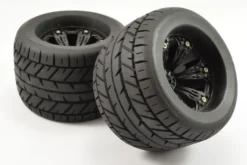 Fastrax 1/8 Eagle Monster Truck Banden Zwart 1/2 Inch Offset – Verpakt per 2 stuks