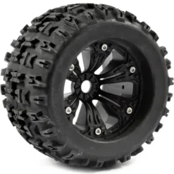 Fastrax 1/8 Jigsaw Monster Truck Banden Zwart 1/2 Inch Offset – Verpakt per 2 stuks