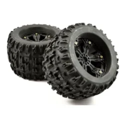 Fastrax 1/8 Jigsaw Monster Truck Banden Zwart 1/2 Inch Offset – Verpakt per 2 stuks