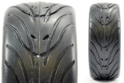 Fastrax 1/10 onroad banden met blue/chrome velgen 4 stuks