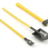 FASTRAX 3-PIECE PAINTED HAND TOOLS SHOVEL/AXE/PRY BAR