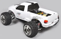 FG Stadium Truck Limited 2WD 27cc – Body Wit met allu draagarmen zowel voor als achter luxe versie!!