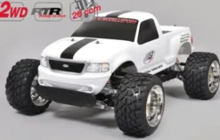 FG Stadium Truck Limited 2WD 27cc – Body Wit met allu draagarmen zowel voor als achter luxe versie!!