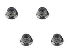 FLANGE LOCK NUT M4 BLACK 4PCS – AR708001