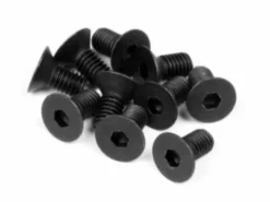 Flat head screw m3 x 6mm socket 10pcs – HPIZ081