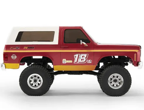FMS 1/24 Chevrolet K5 Blazer FCX24 Pro Brushless Crawler RTR Rood