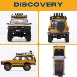 FMS 1/10 Land Rover Discovery 1st-Gen. FCX10 Scaler RTR (RS) Geel