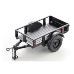 FMS 1/18 – 1/12 Utility trailer C Zwart