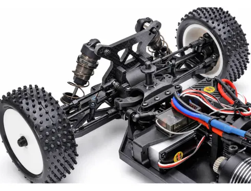 FTX B4X 1/10 4WD 3S Brushless Race Buggy RTR 80 km/h zonder accu en lader – Geel/Blauw