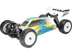 FTX B4X 1/10 4WD 3S Brushless Race Buggy RTR 80 km/h zonder accu en lader – Geel/Blauw