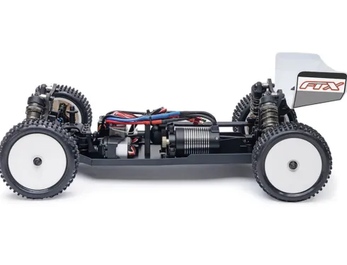 FTX B4X 1/10 4WD 3S Brushless Race Buggy RTR 80 km/h zonder accu en lader – Geel/Blauw