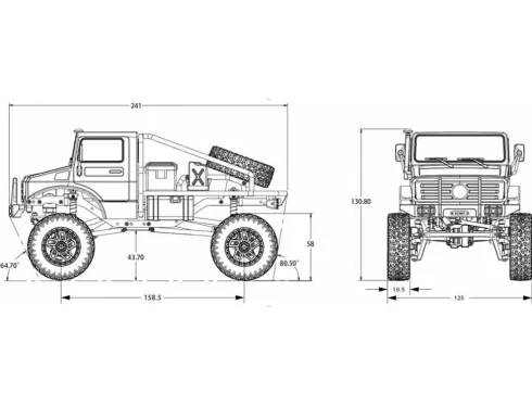 FTX 1/18 Outback Mini XP Trail Unitrak RTR – Zand