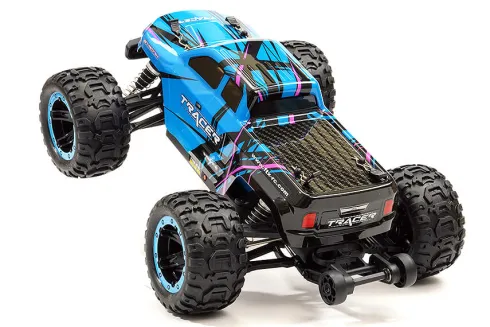 FTX Tracer 1/16 4WD Brushless Electro Monster Truck RTR – Blauw