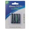 Gens Ace AAA NiMH 750mAh 1.2V Batterij (4 stuks)
