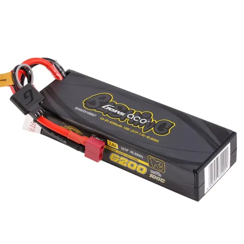 Gens Ace Bashing Pro 6200mAh 7,4V 2S 100C LiPo Accu – Deans stekker