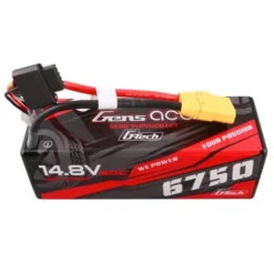 Gens Ace G-Tech Hardcase 6750mAh 14.8V 60C 4S LiPo Accu met XT90 Stekker