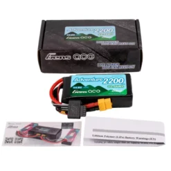 Gens Ace G-Tech 2200mAh 4S1P 14.8V 60C Adventure RC Car Lipo Batterij voor 1/10 crawlers en scalers
