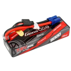 Gens Ace G-Tech 8000mAh 2S1P 7.6V 60C High Voltage Lipo Batterij met EC-5 stekker