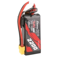 Gens Ace G-Tech 2200mAh 7.4V 60C-120C 2S1P Lipo met XT-60 stekker (past ook in de Traxxas 1/16 modellen)