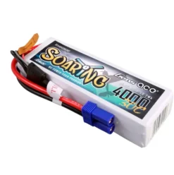 Gens Ace G-Tech Soaring 4000mAh 14.8V 30C 4S LiPo Accu met EC5 Stekker