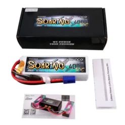 Gens Ace G-Tech Soaring 4000mAh 14.8V 30C 4S LiPo Accu met EC5 Stekker