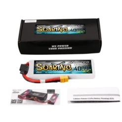 Gens Ace G-Tech Soaring 4000mAh 7.4V 2S 30C LiPo Accu met XT60 Stekker