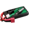 Gens Ace 1500mAh 2S 7.4V 35C LiPo Accu met T-Plug voor BlackZon Smyter MT Turbo 1/12/ MJX RC auto / andere RC modellen
