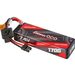 Gens ace 1700mAh 2S 7.4V 35C Lipo Batterij met iEC2 plug (ARRMA Grom)